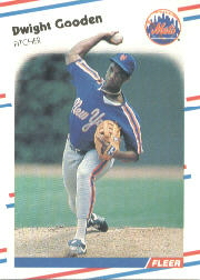 1988 Fleer Baseball Cards      135     Dwight Gooden